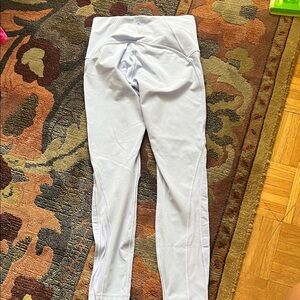 Lululemon Light Pastel Blue/Purple Leggings with mesh